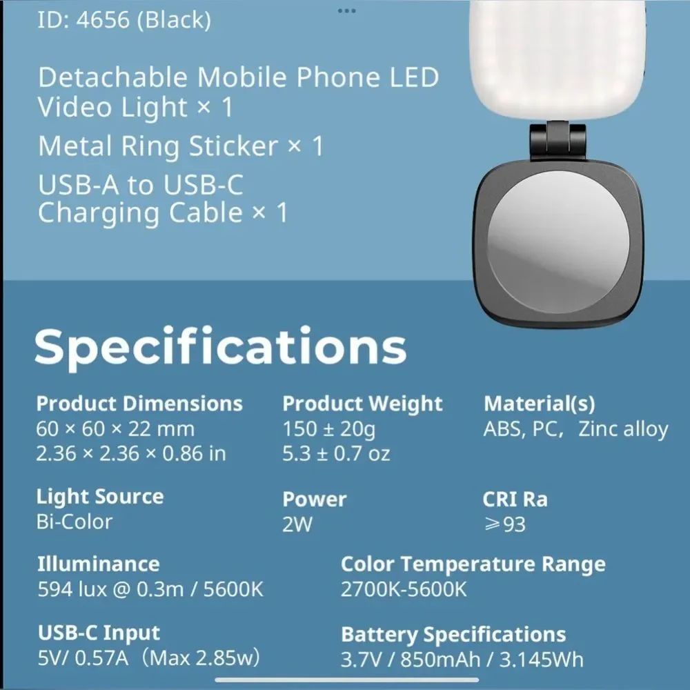 NEW Magnetic Light / Mirror got Cell Phone